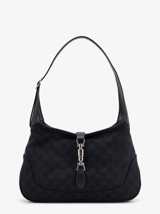 Gucci Jackie 1961 GG fabric shoulder bag - Nero