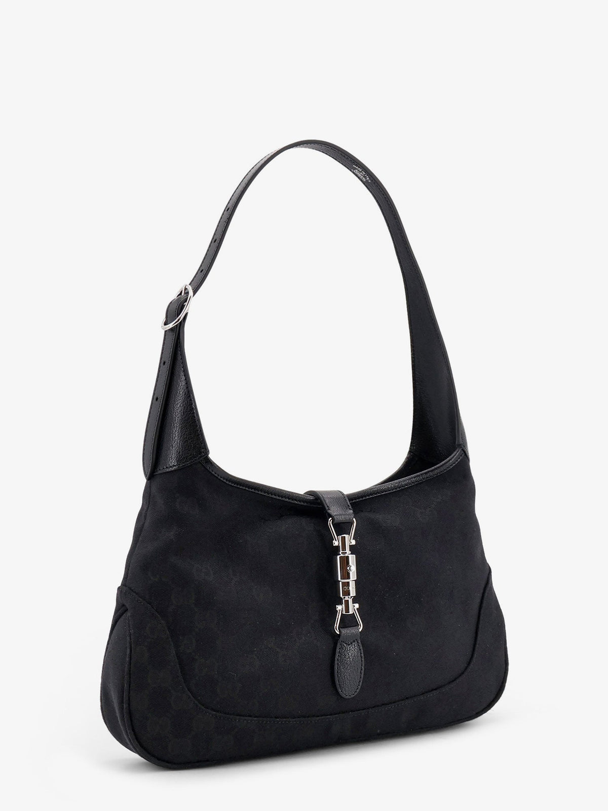 Gucci Jackie 1961 GG fabric shoulder bag - Nero