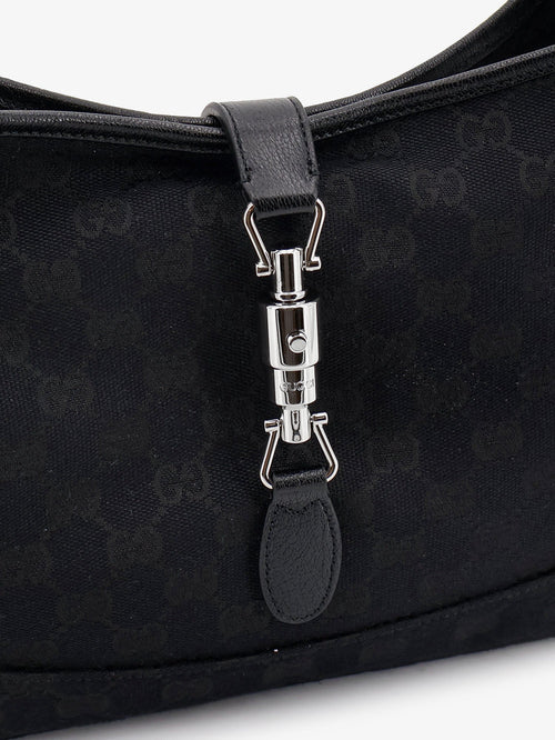 Gucci Jackie 1961 GG fabric shoulder bag - Nero