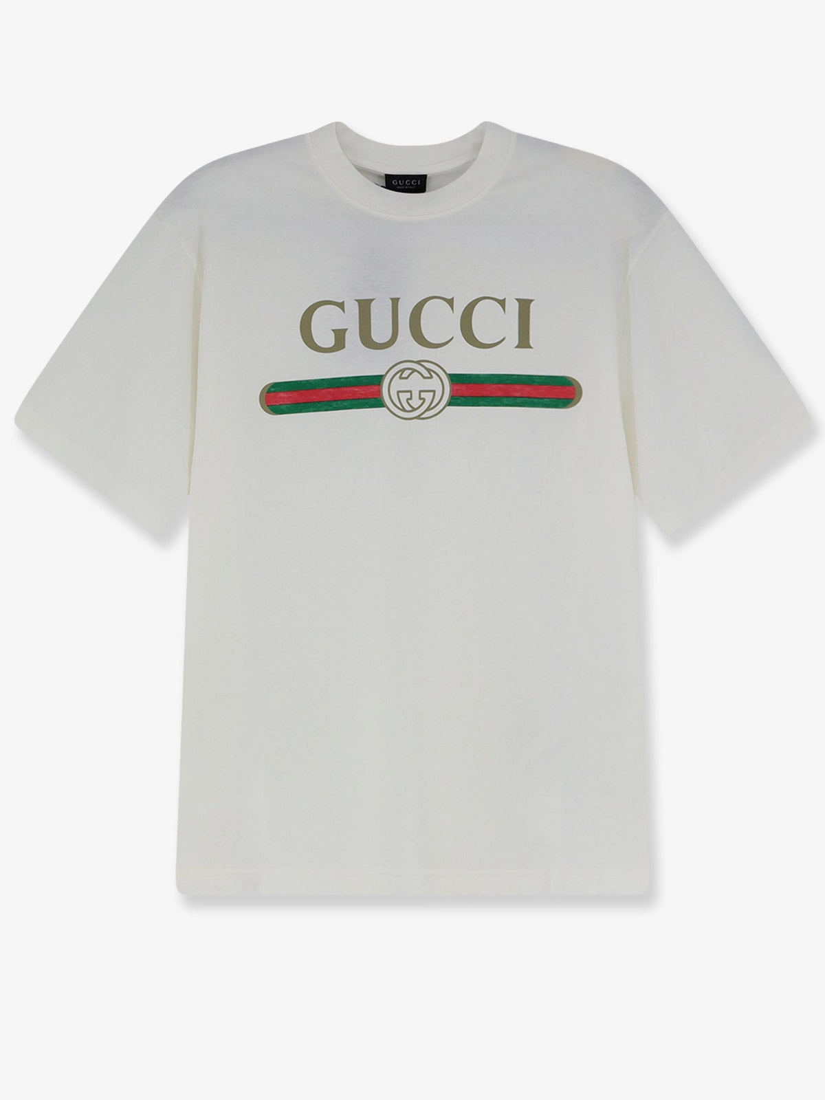 Gucci Cotton and silk blend T-shirt - Offwhite