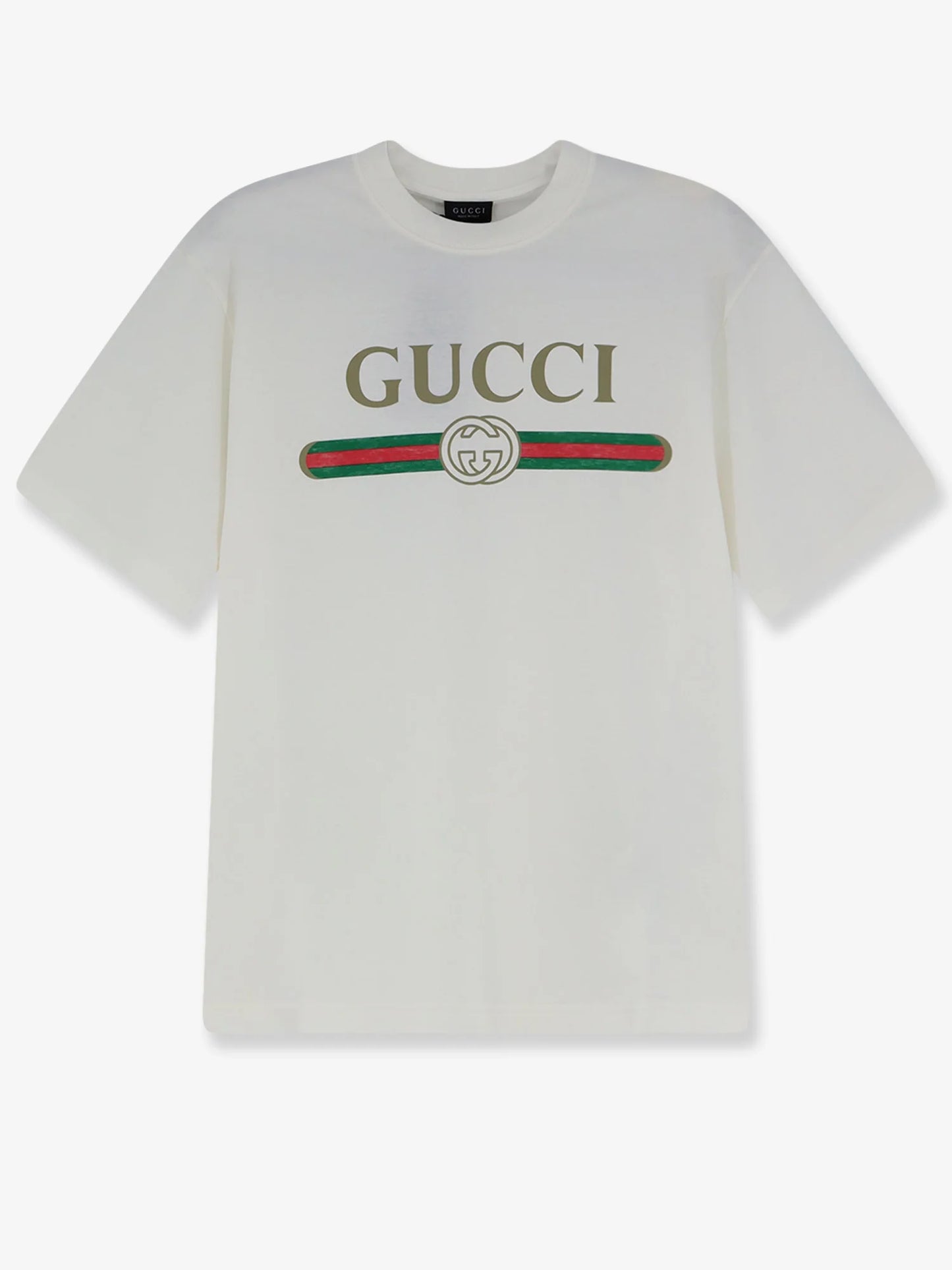GUCCI - Cotton and silk blend T-shirt