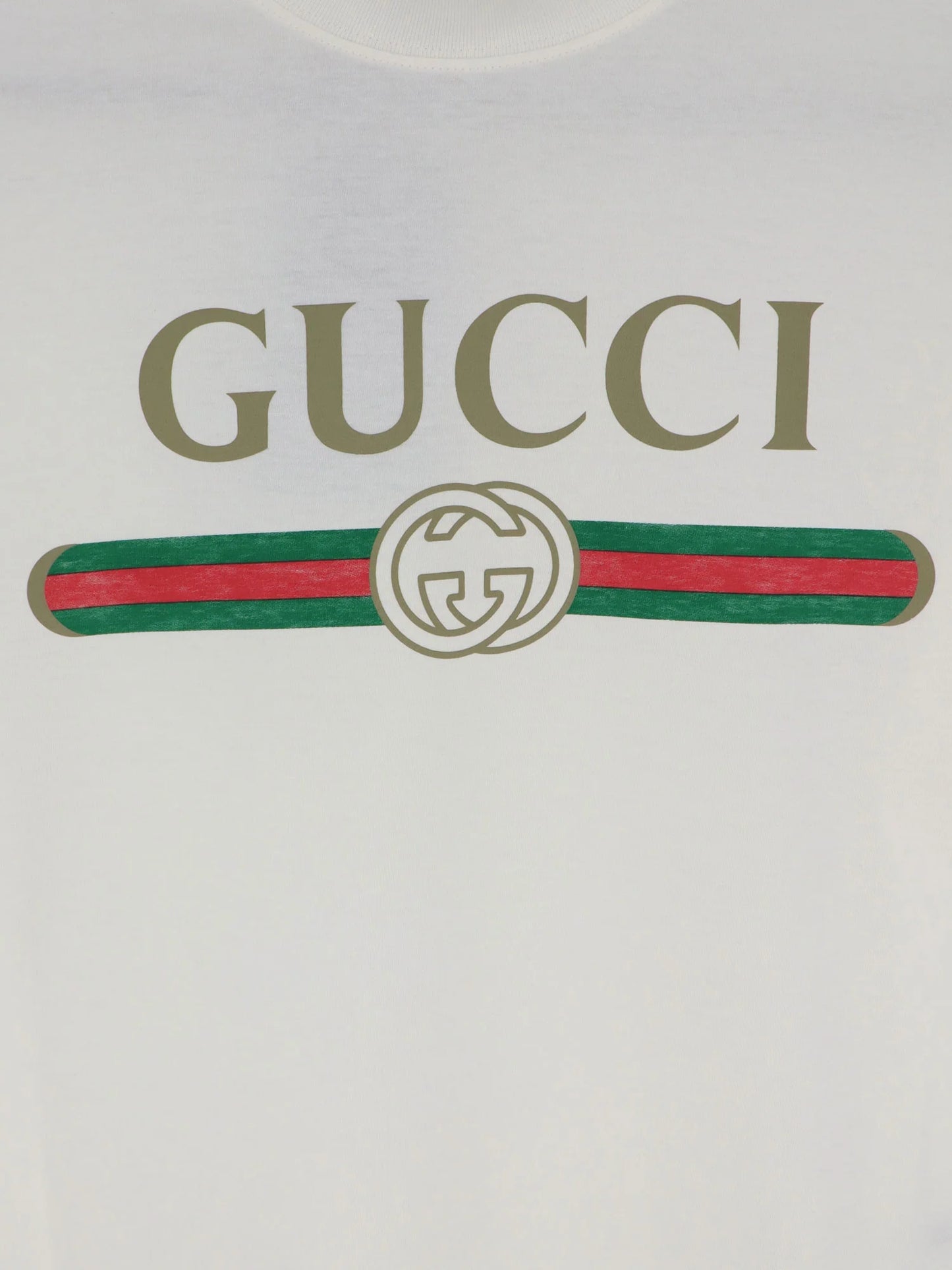 GUCCI - Cotton and silk blend T-shirt