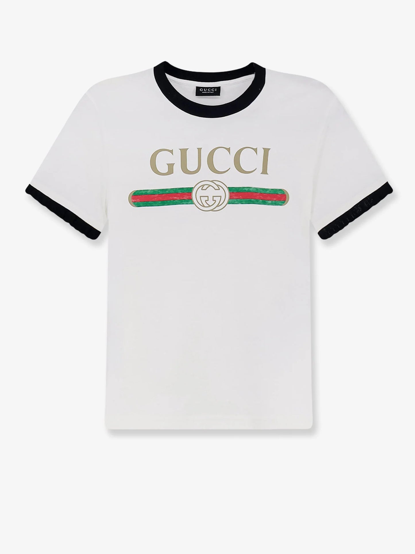 GUCCI - Cotton t-shirt with iconic print