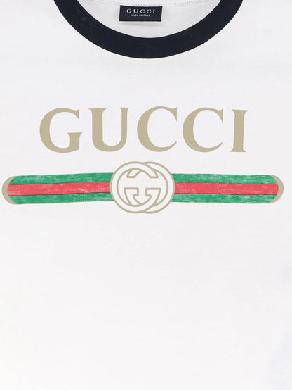 GUCCI - Cotton t-shirt with iconic print