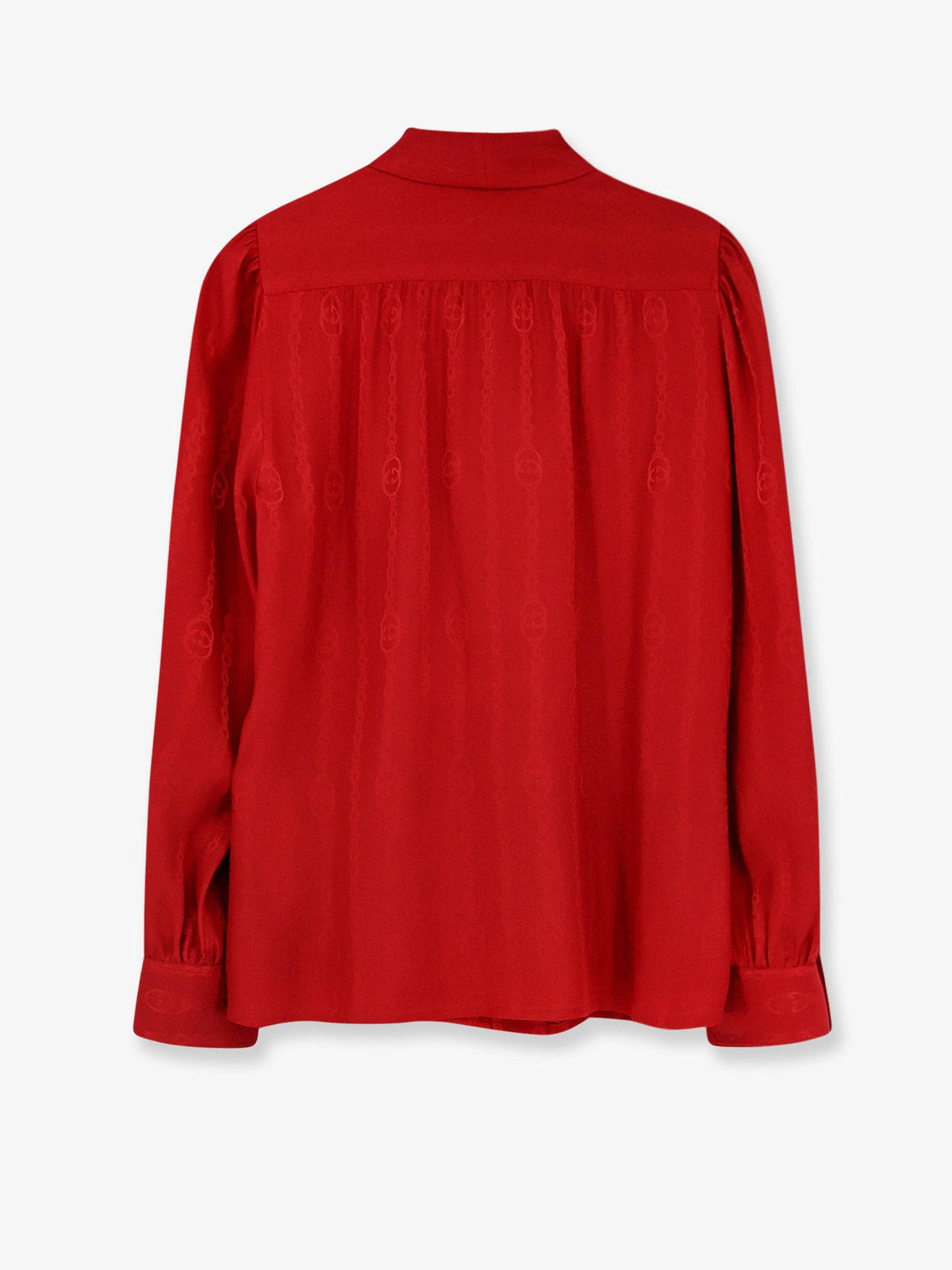 Gucci Silk shirt with bow - Fire