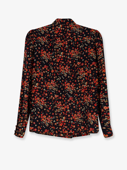 Gucci Printed silk shirt - Blackredmc