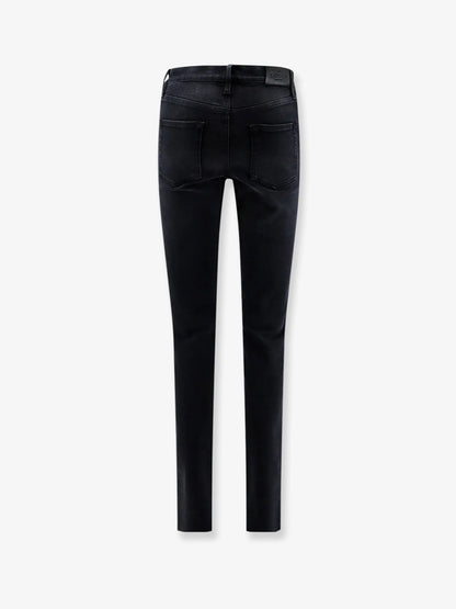 GUCCI - Slim Fit black denim trousers