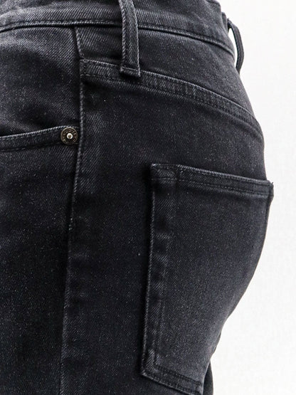 GUCCI - Slim Fit black denim trousers