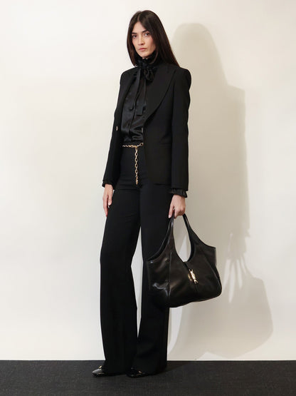 Gucci Mercato leather shoulder bag - Black