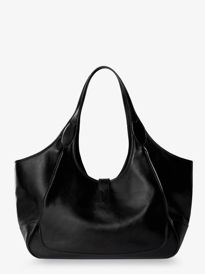 Gucci Mercato leather shoulder bag - Black
