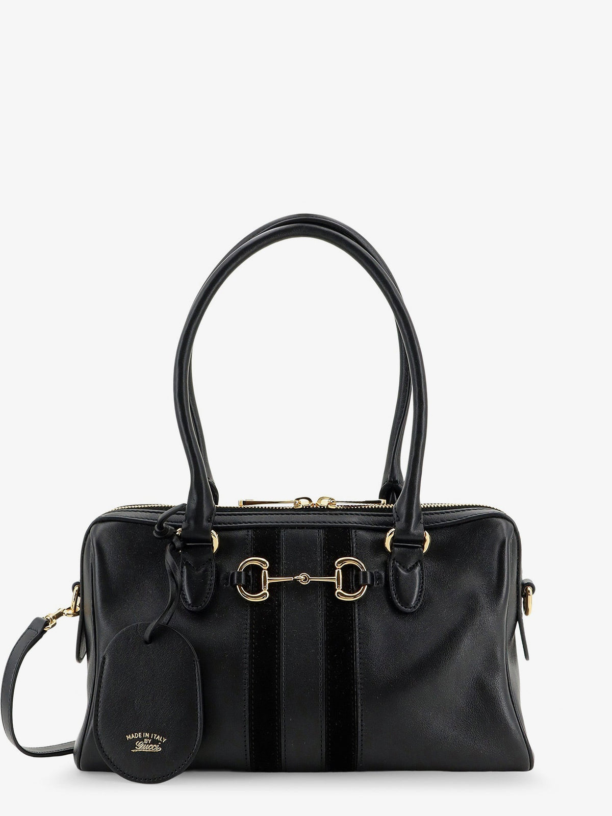 Gucci Leather Bauletto Borsetto shoulder bag - Black