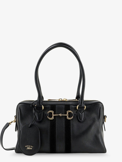Gucci Leather Bauletto Borsetto shoulder bag - Black