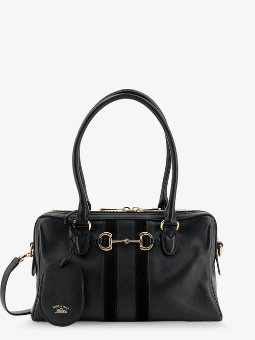 Gucci Leather Bauletto Borsetto shoulder bag - Black