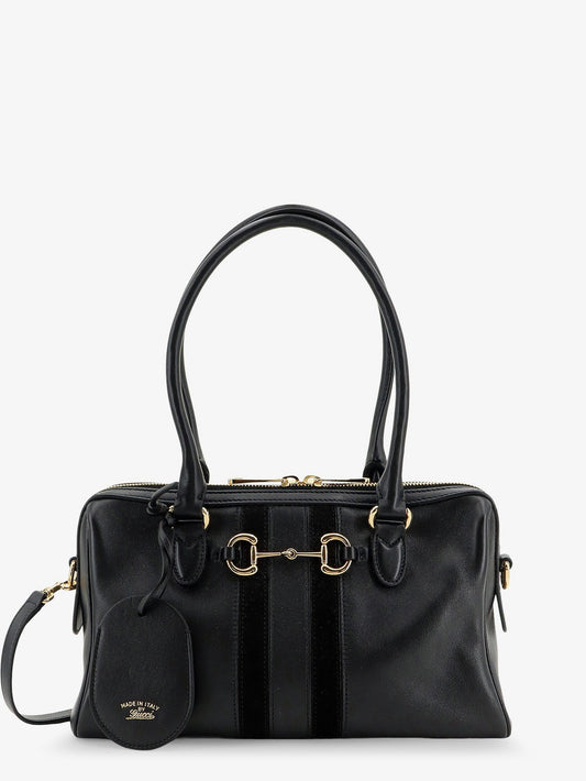 Gucci Leather Bauletto Borsetto shoulder bag - Black