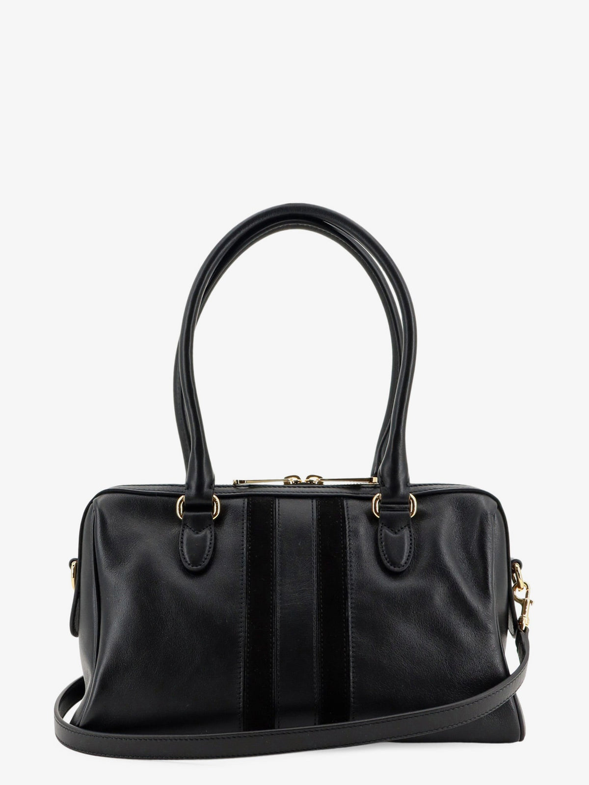 Gucci Leather Bauletto Borsetto shoulder bag - Black