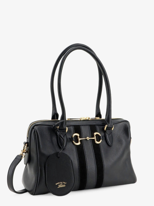 Gucci Leather Bauletto Borsetto shoulder bag - Black