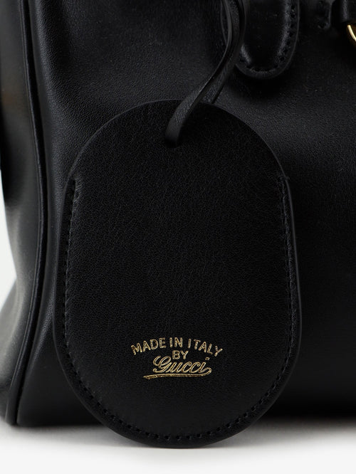 Gucci Leather Bauletto Borsetto shoulder bag - Black