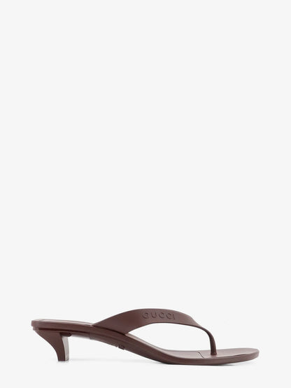 GUCCI - Vittoria rubber flip-flops sandals