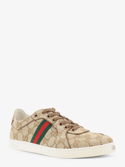 Gucci Stretch GG fabric sneakers with Nastro Web on the side - Vintsandcashewvrv