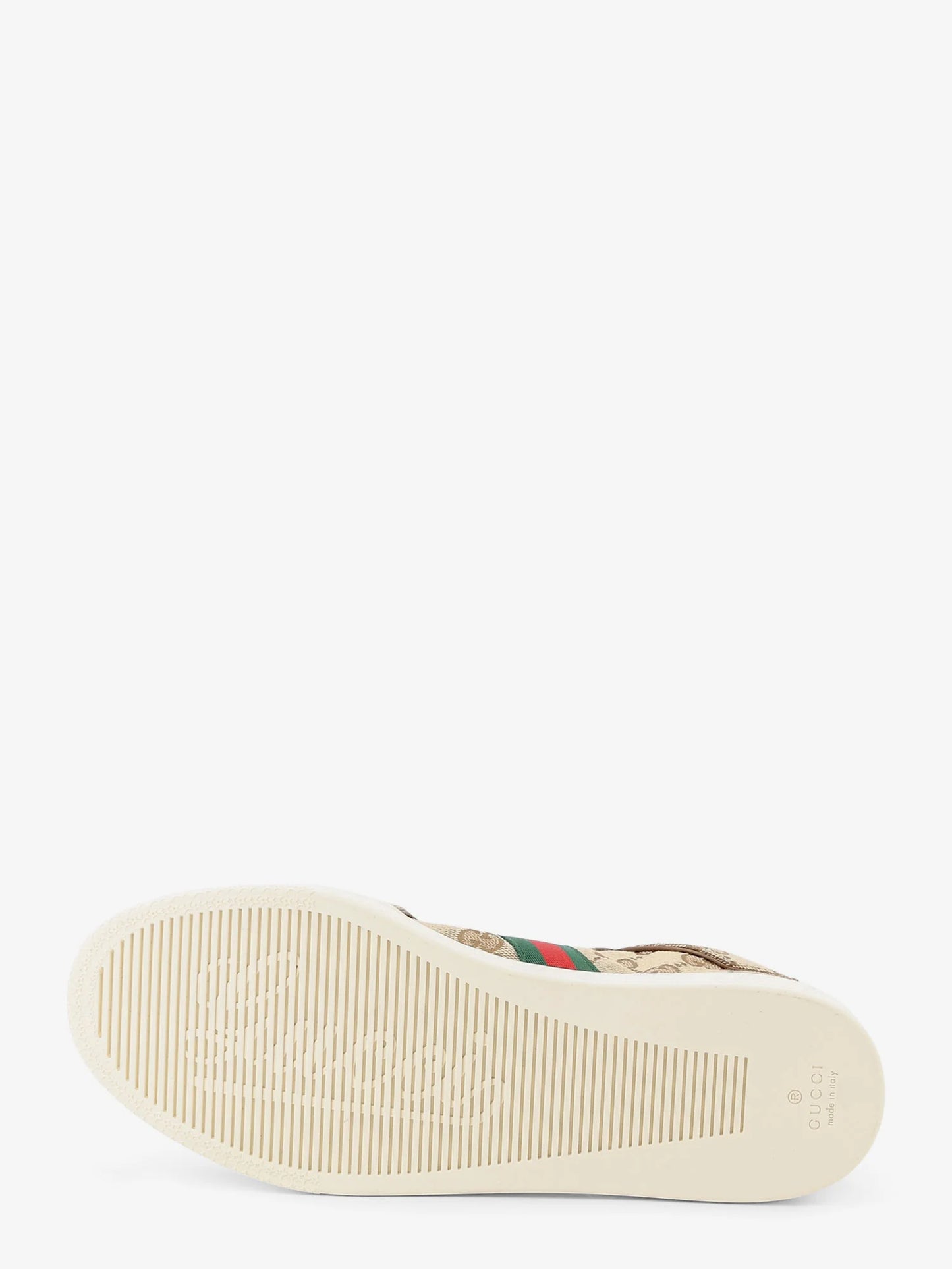 GUCCI - Stretch GG fabric sneakers with Nastro Web on the side