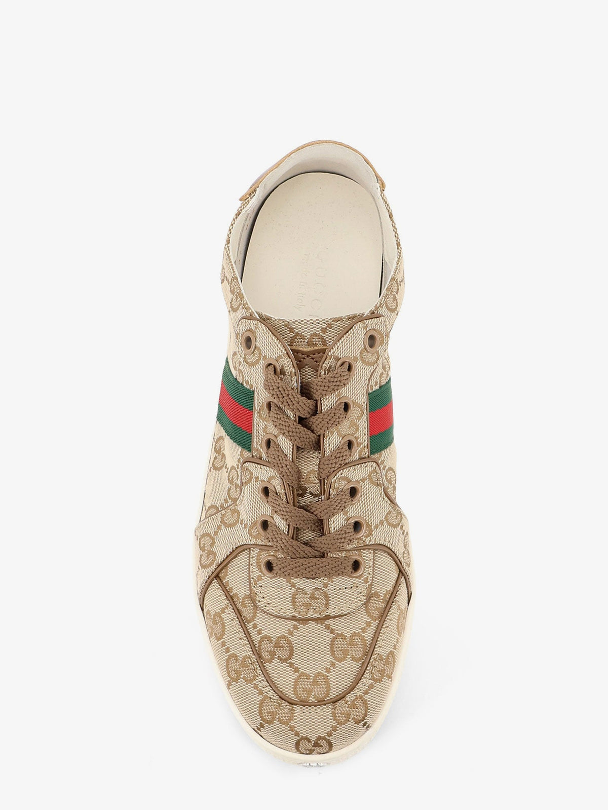 Gucci Stretch GG fabric sneakers with Nastro Web on the side - Vintsandcashewvrv