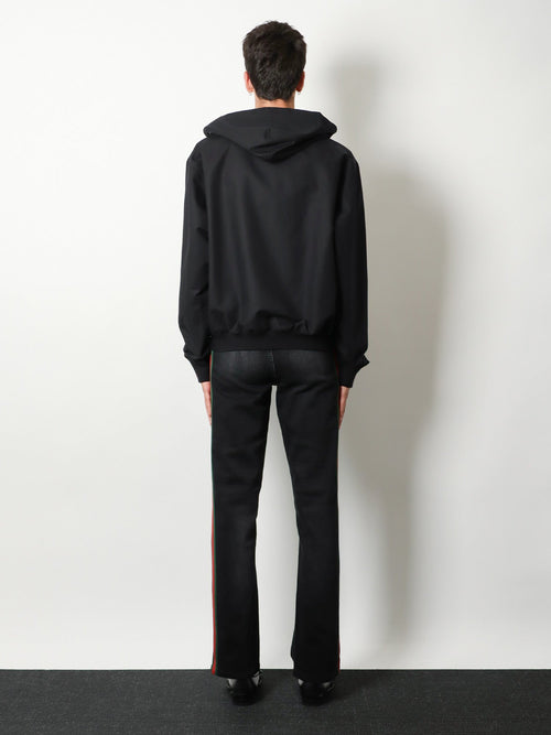 Gucci Reversible cotton and GG nylon jacket - Black