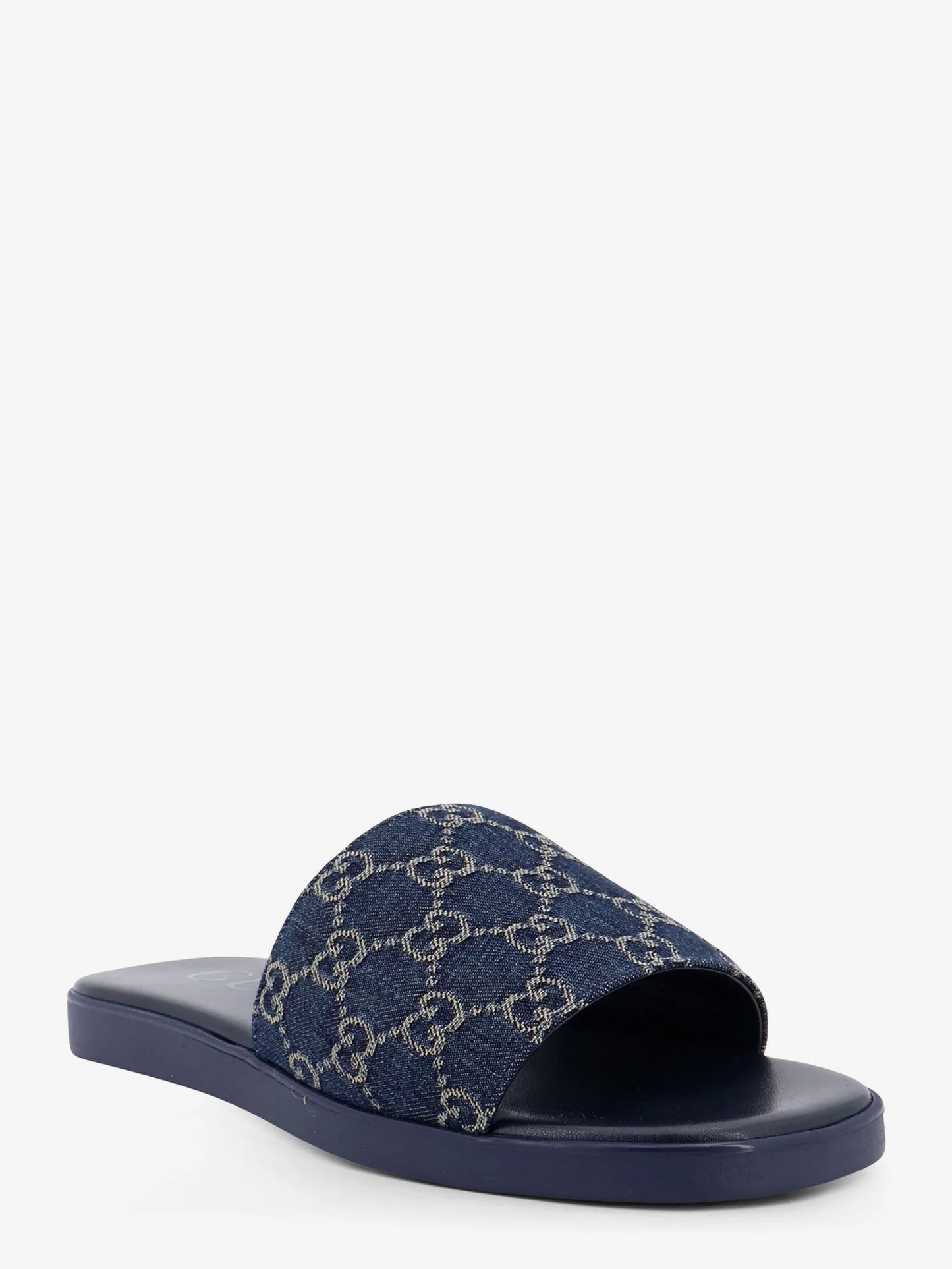 GUCCI - Denim sandals with GG motif