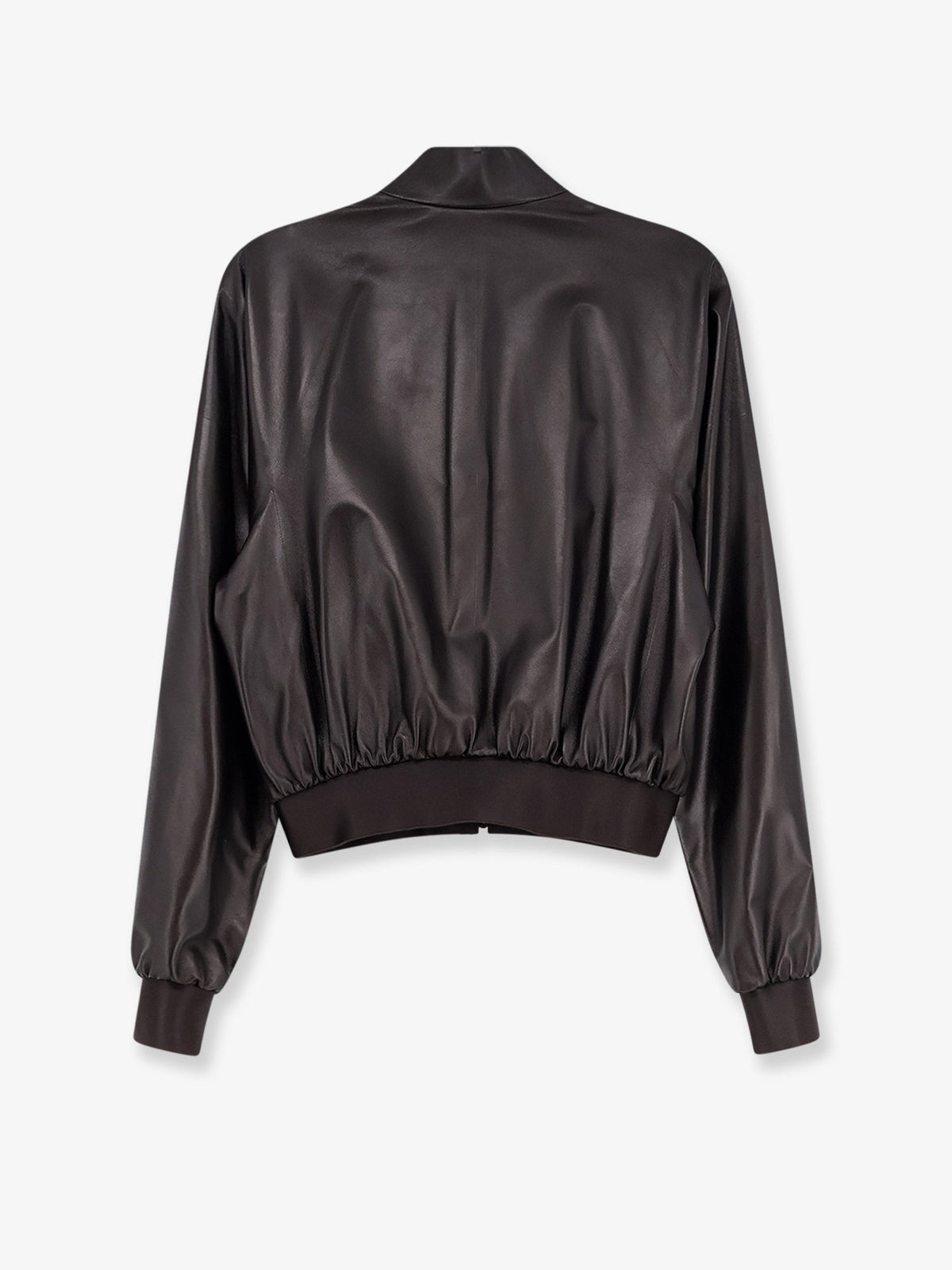 Gucci Soft nappa leather bomber jacket - Darkchocolate