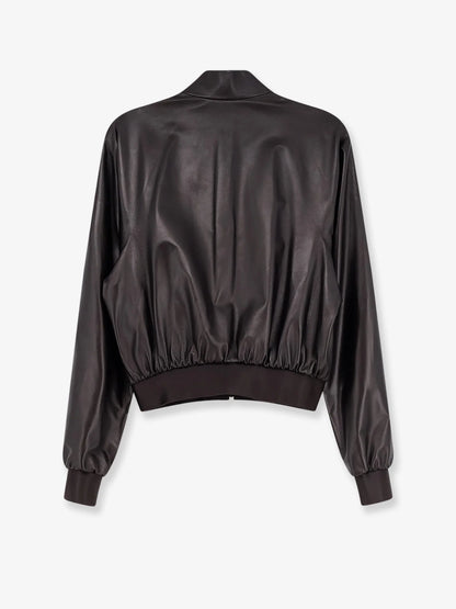 Gucci Soft Nappa Leather Bomber Jacket