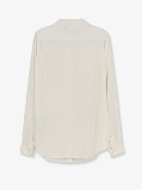 Gucci Silk shirt with iconic print - Whitemagnolia