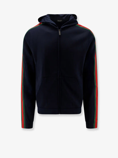 GUCCI - Silk and cotton sweatshirt