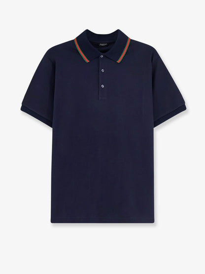 Gucci Cotton polo with Nastro Web detail on the collar - Urbanblue