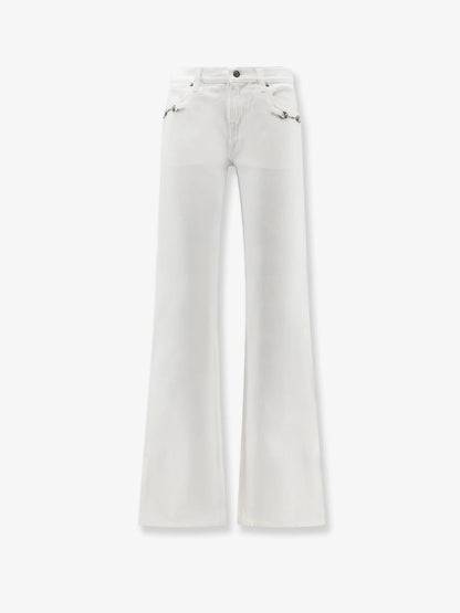 GUCCI - Cotton denim trousers with Hook