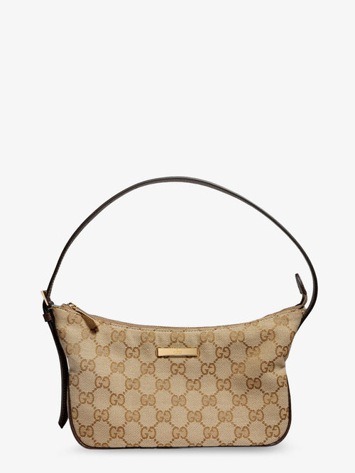 Gucci Lady Lunetta GG fabric crossbody bag - Beige