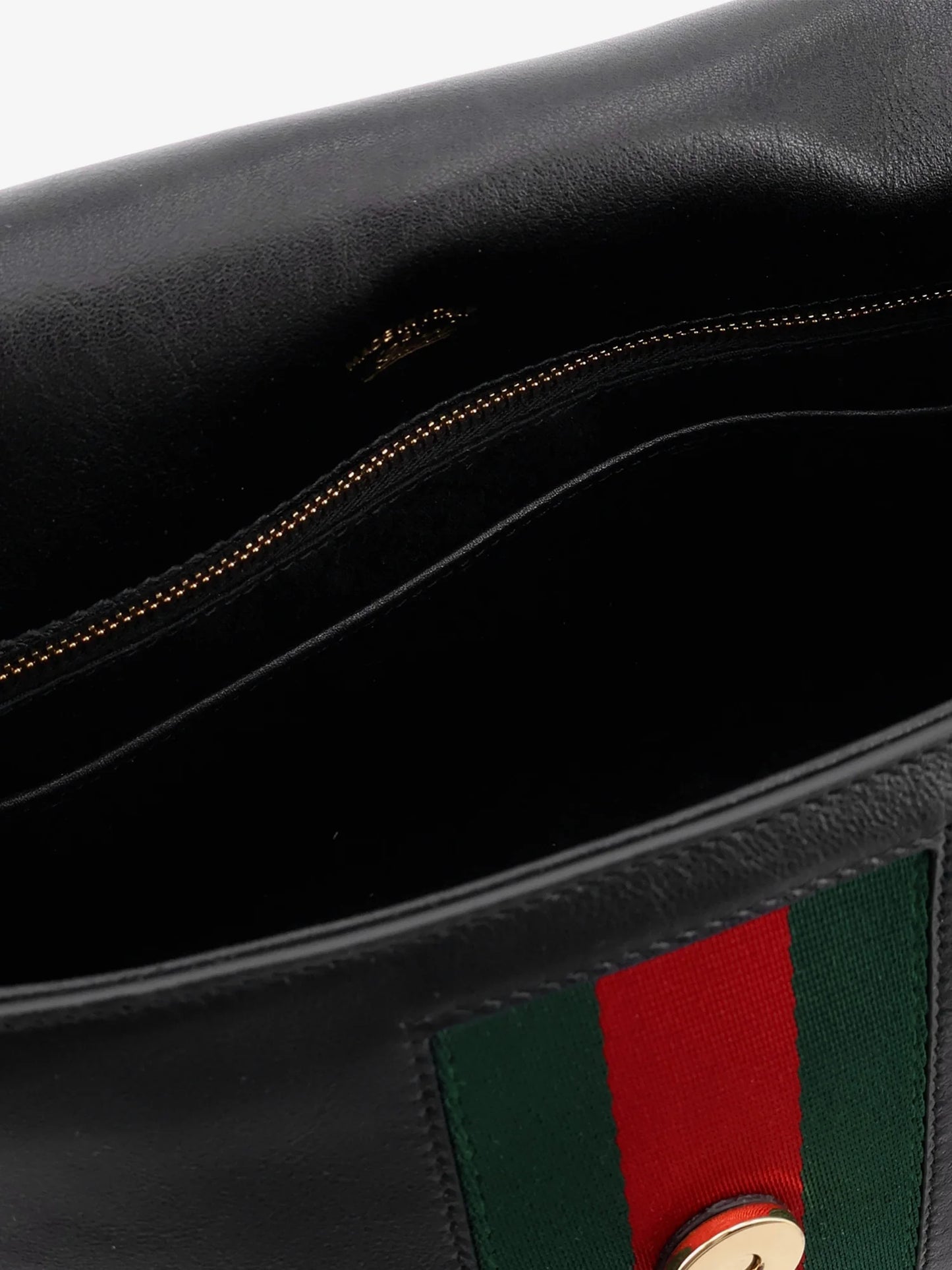 GUCCI - Paparazzo leather handbag with front Web detail