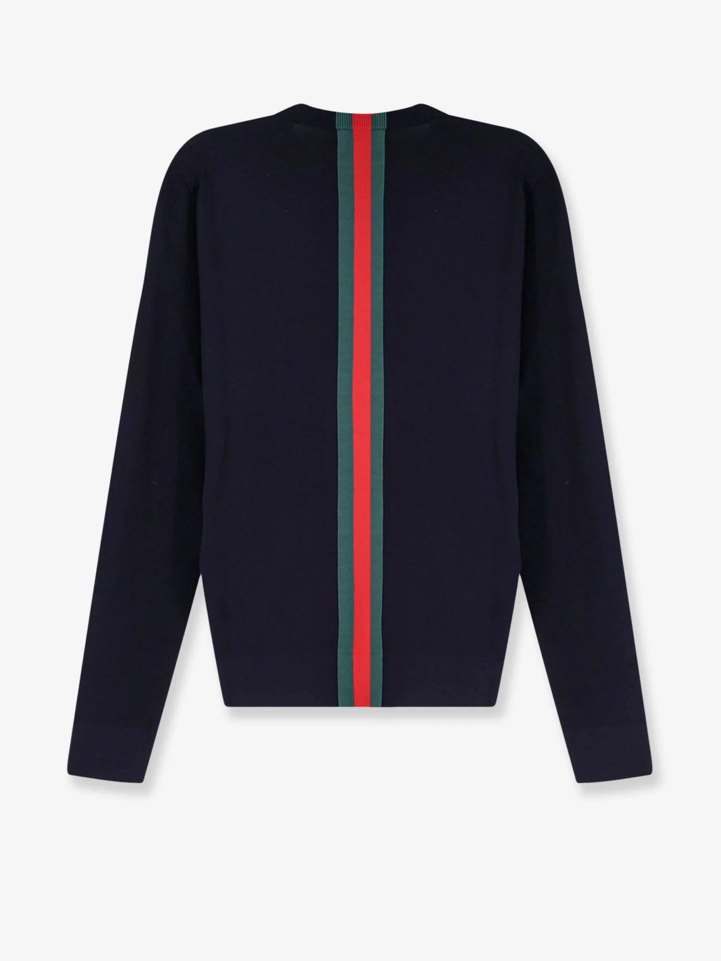 Gucci Cotton Sweater With Nastro Web Inlay