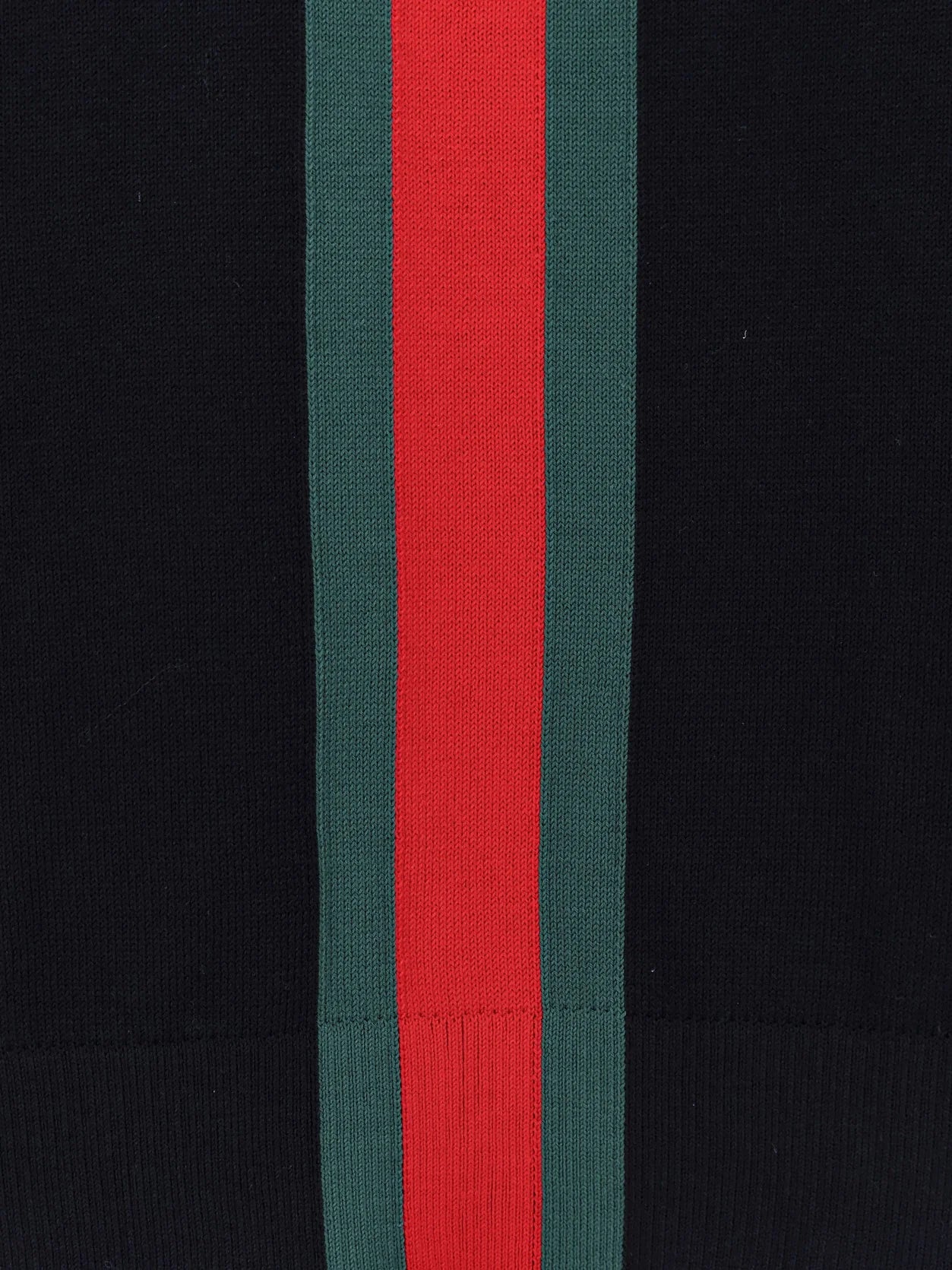 Gucci Cotton Sweater With Nastro Web Inlay