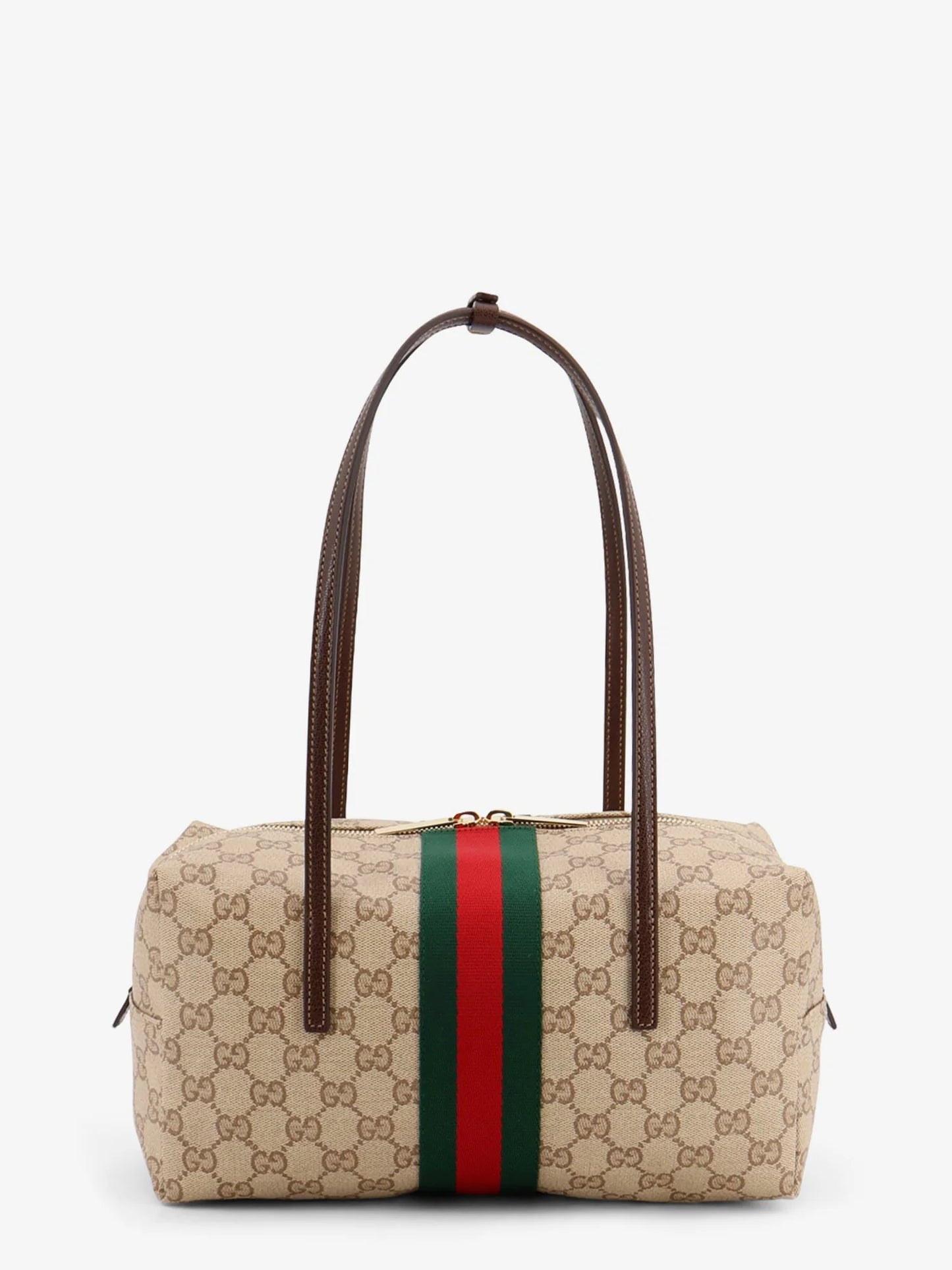 GUCCI - Gucci Melrose GG fabric shoulder bag