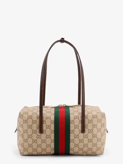 GUCCI - Gucci Melrose GG fabric shoulder bag