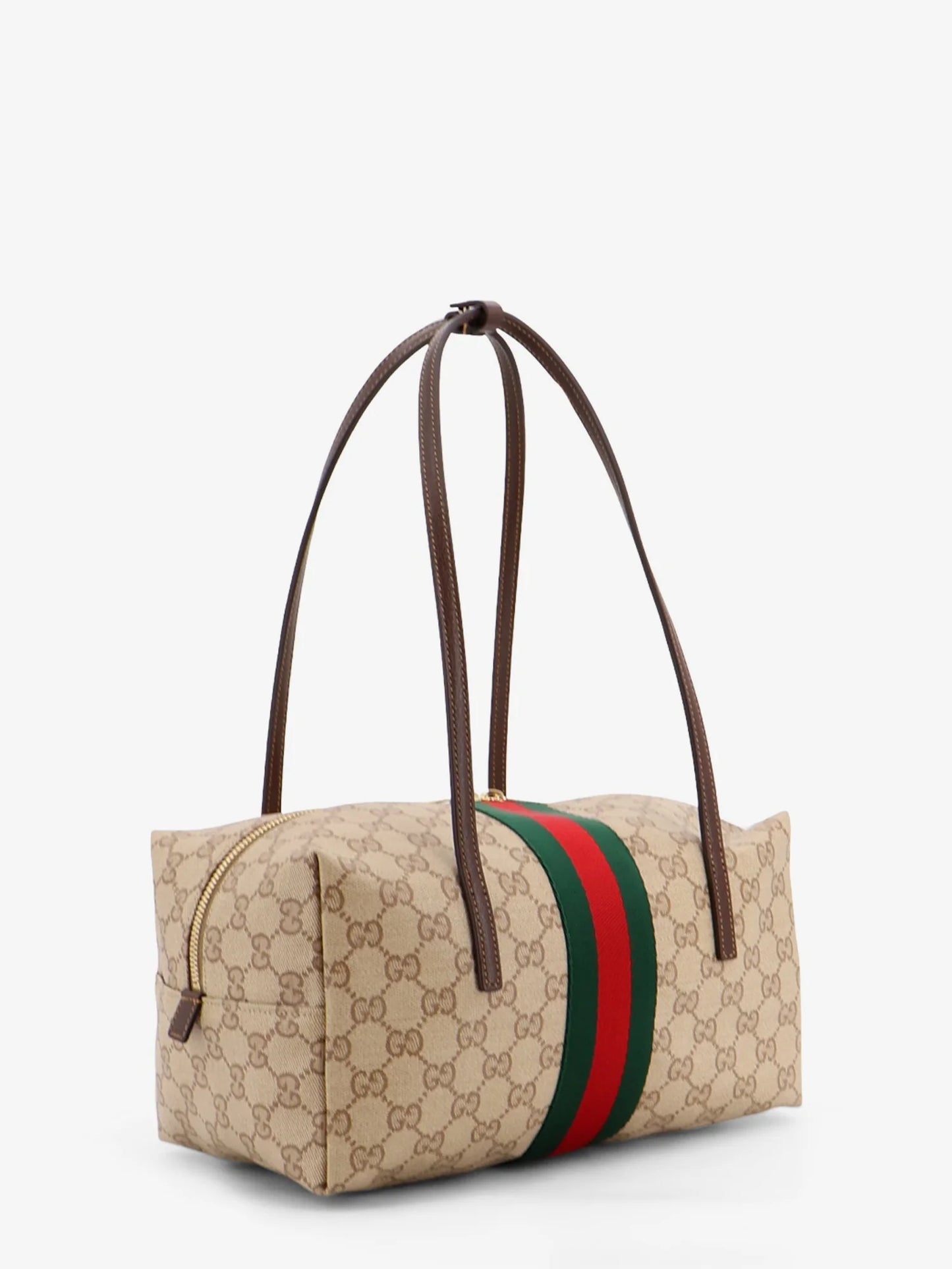 GUCCI - Gucci Melrose GG fabric shoulder bag