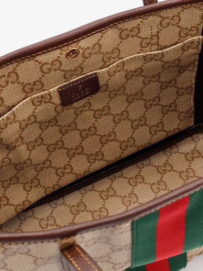 GUCCI - Tribeca GG fabric shopping bag