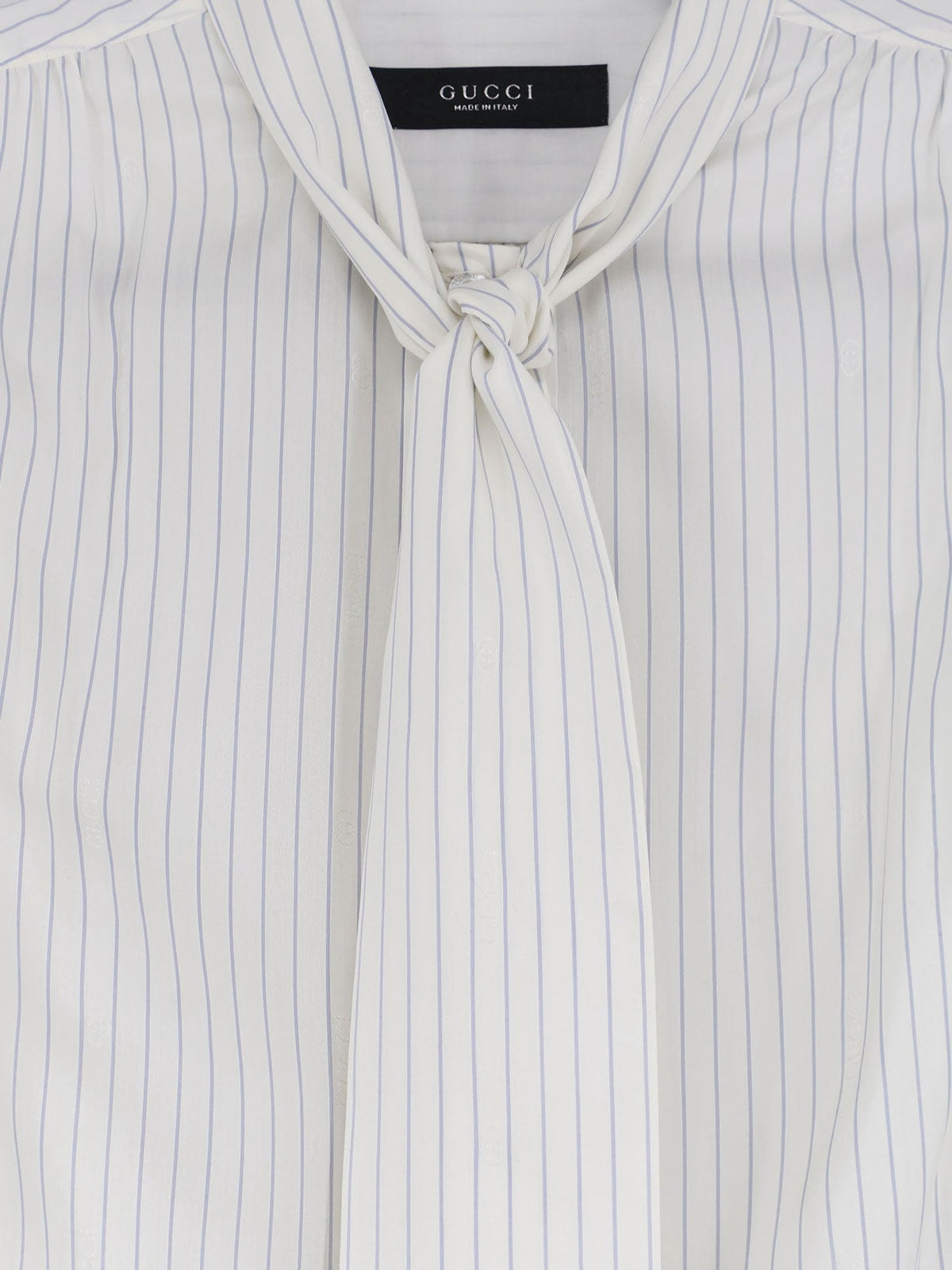 Gucci Striped silk shirt - Whiteazure