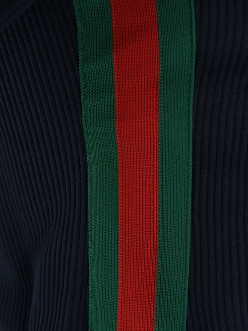 Gucci Lightweight ribbed cotton jersey sweatshirt - Bluejapan