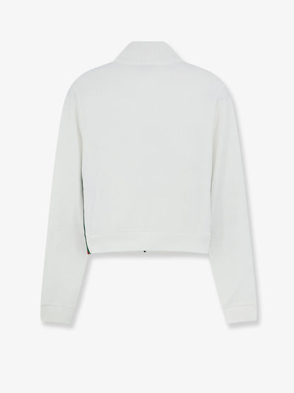 GUCCI - Lightweight ribbed cotton jersey sweatshirt
