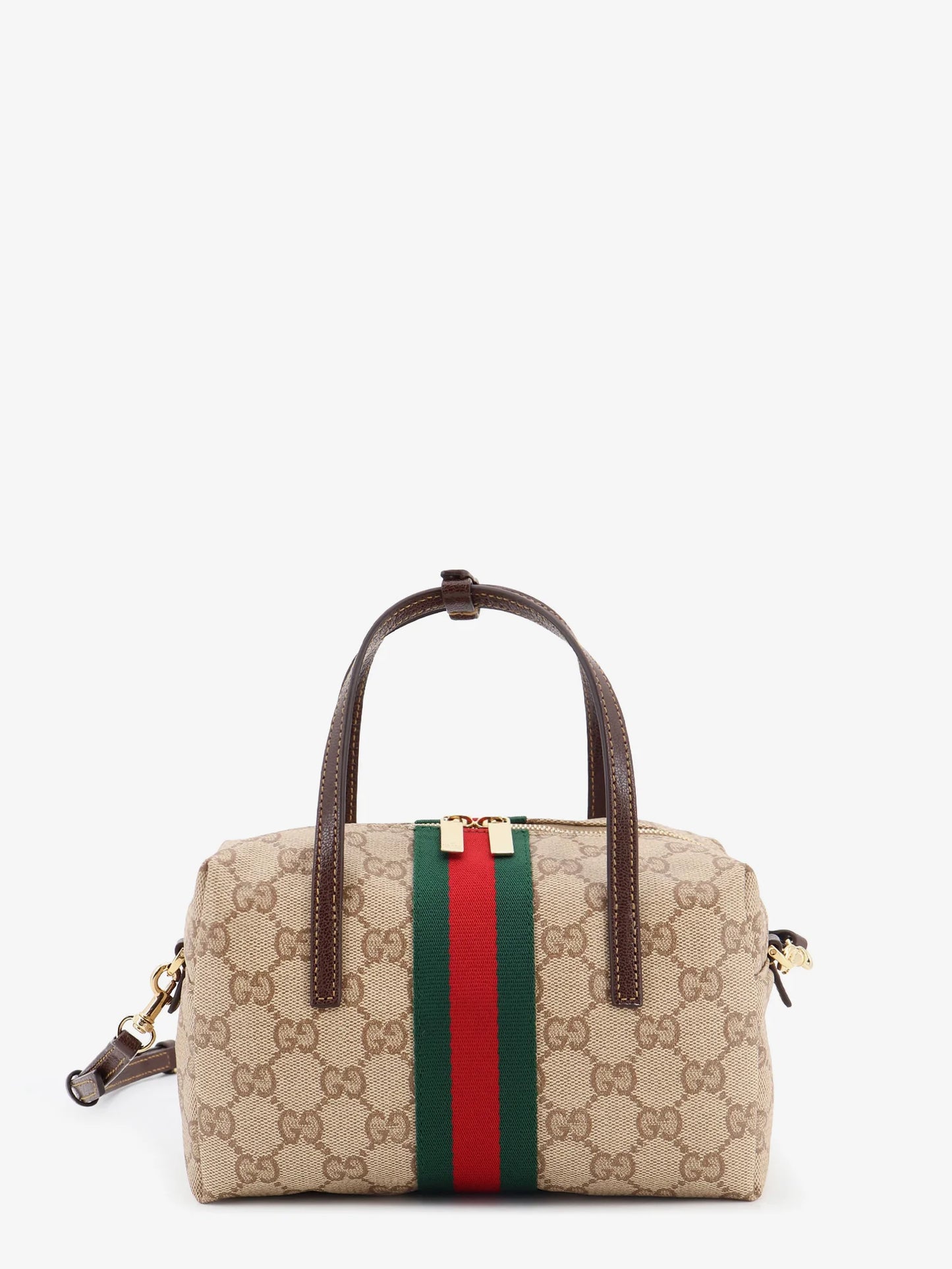 GUCCI - Boston Mini bag with Web detail