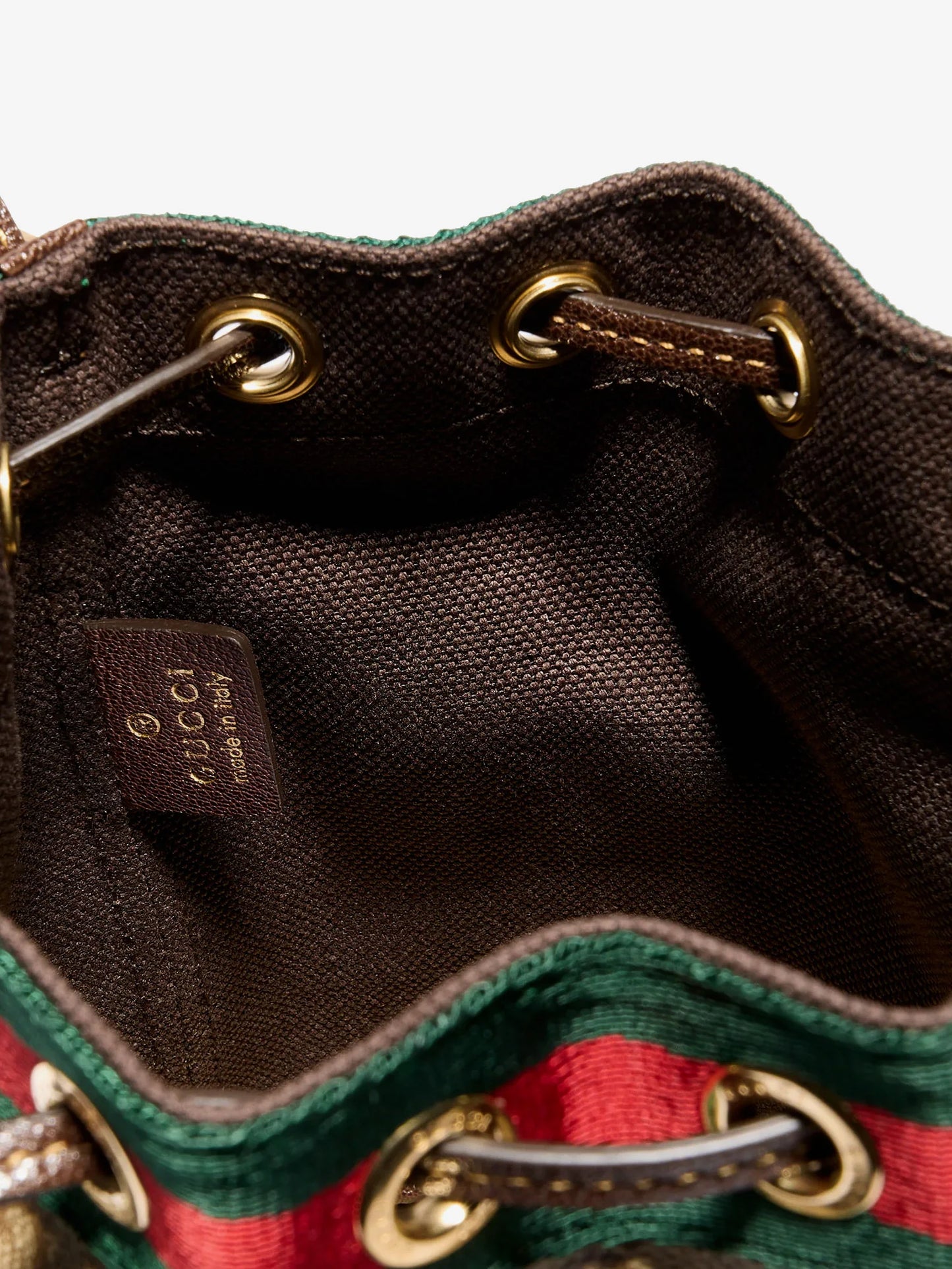 GUCCI - GG Supreme Fabric Mini Bucket Bag