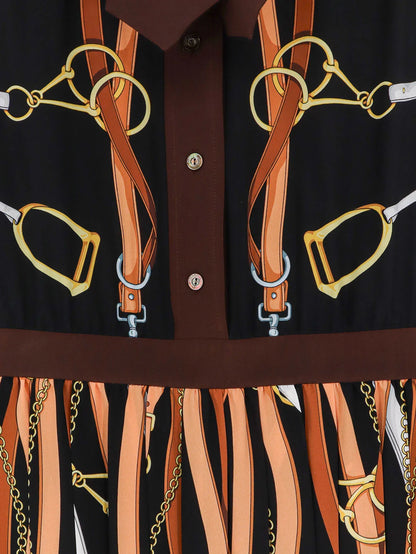 GUCCI - Chemisier silk dress