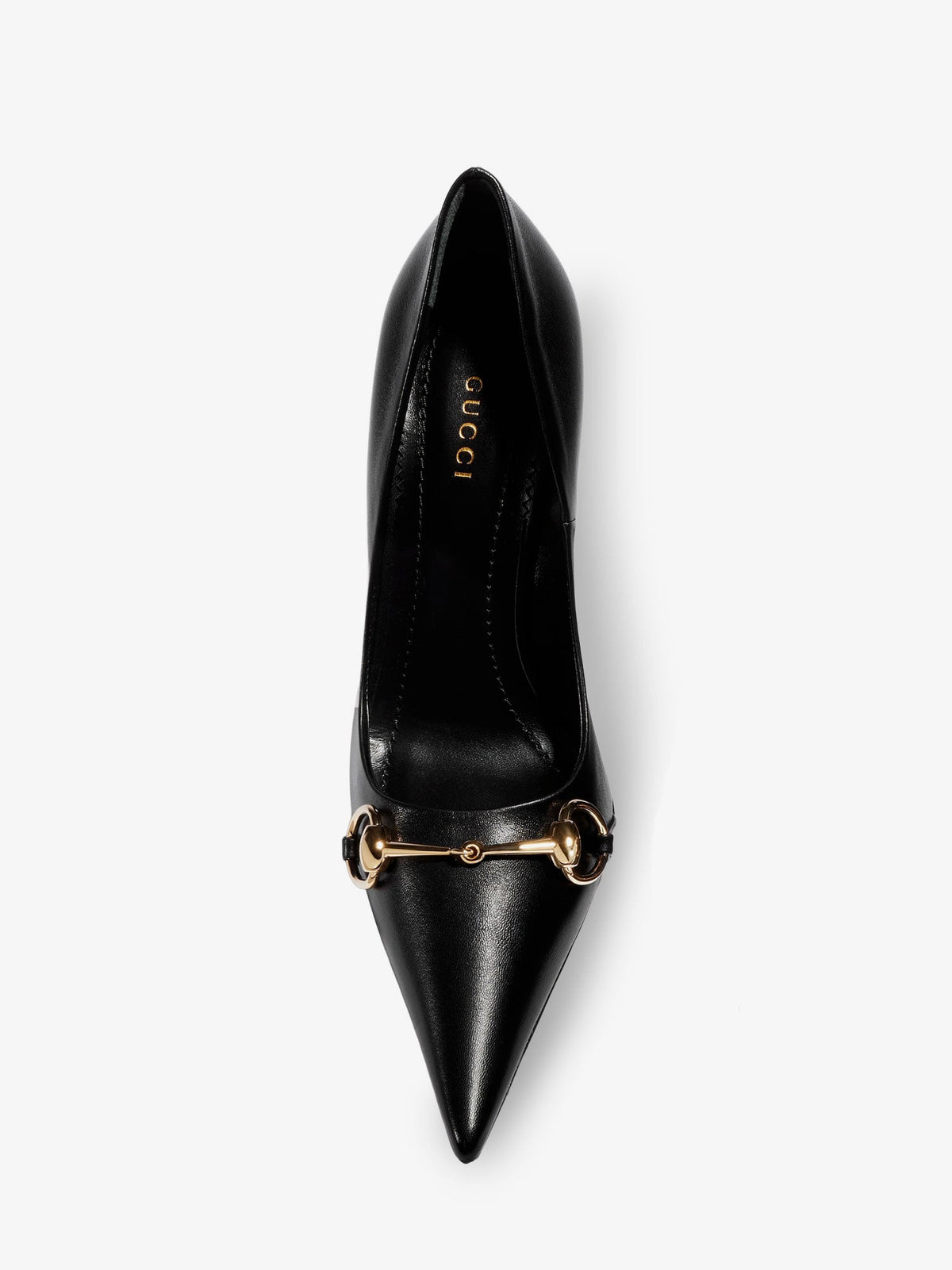 Gucci Donna leather décolleté with Horsebit detail - Black
