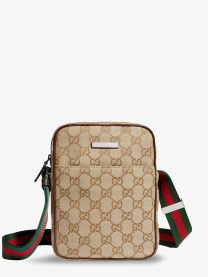 GUCCI - Gucci Tag GG fabric crossbody bag