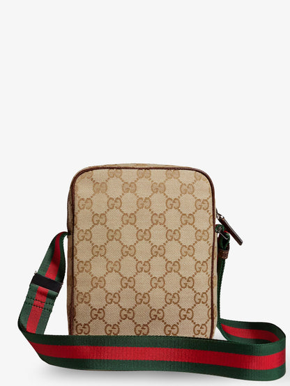GUCCI - Gucci Tag GG fabric crossbody bag